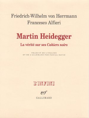 cover image of Martin Heidegger. La vérité sur ses "Cahiers noirs"
